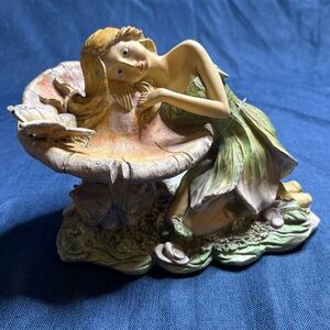 Fairy Figurine Butterfly Resin Statue By A&B Home Whimsical Garden Decor